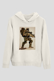 Asker Beyaz Unisex Hoodie