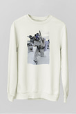 Asker Beyaz Unisex Sweatshirt