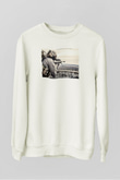 Asker Beyaz Unisex Sweatshirt
