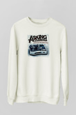 Asking Alexandria Baskılı Unisex Beyaz Sweatshirt