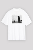 Asking Alexandria Baskılı Unisex Beyaz Oversize Tişört