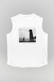 Asking Alexandria Baskılı Unisex Beyaz Kolsuz Tişört