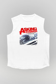 Asking Alexandria Baskılı Unisex Beyaz Kolsuz Tişört