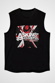 Asking Alexandria Baskılı Unisex Siyah Kolsuz Tişört
