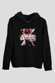 Asking Alexandria Baskılı Unisex Siyah Hoodie