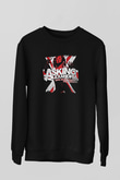 Asking Alexandria Baskılı Unisex Siyah Sweatshirt