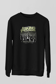 Asking Alexandria Baskılı Unisex Siyah Sweatshirt