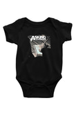 Asking Alexandria Baskılı Unisex Siyah Bebek Body - Zıbın