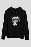 Asking Alexandria Baskılı Unisex Siyah Hoodie