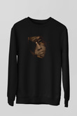 Asking Alexandria Baskılı Unisex Siyah Sweatshirt