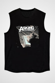 Asking Alexandria Baskılı Unisex Siyah Kolsuz Tişört