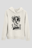 Asking Alexandria Beyaz Unisex Kapüşonlu Sweatshirt
