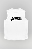 Asking Alexandria Beyaz Unisex Kolsuz Tişört