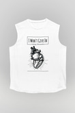 Asking Alexandria Beyaz Unisex Kolsuz Tişört
