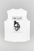 Asking Alexandria Beyaz Unisex Kolsuz Tişört