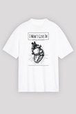 Asking Alexandria Beyaz Unisex Oversize Tişört T-Shirt
