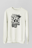 Asking Alexandria Beyaz Unisex Sweatshirt