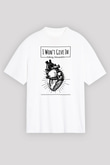 Asking Alexandria Beyaz Unisex Tişört T-Shirt - TişörtFabrikası