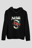 Asking Alexandria Siyah Unisex Kapüşonlu Sweatshirt