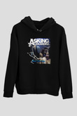 Asking Alexandria Siyah Unisex Kapüşonlu Sweatshirt
