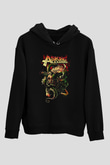 Asking Alexandria Siyah Unisex Kapüşonlu Sweatshirt