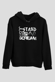 Asking Alexandria Siyah Unisex Kapüşonlu Sweatshirt
