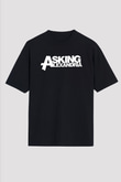 Asking Alexandria Siyah Unisex Oversize Tişört T-Shirt
