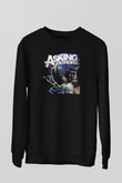 Asking Alexandria Siyah Unisex Sweatshirt