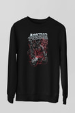 Asking Alexandria Siyah Unisex Sweatshirt