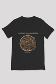 Asking Alexandria Siyah Unisex V Yaka Tişört