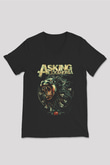 Asking Alexandria Siyah Unisex V Yaka Tişört T-Shirt