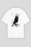 Aslan Beyaz Unisex Tişört T-Shirt - TişörtFabrikası