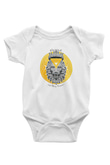 Aslan Burcu Baskılı Beyaz Unisex Bebek Body - Zıbın