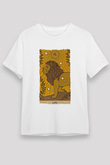 Aslan Burcu Unisex Baskılı Beyaz Tişört - Tshirt