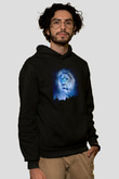 Aslan Siyah Unisex Kapüşonlu Sweatshirt