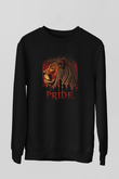 Aslan Siyah Unisex Sweatshirt
