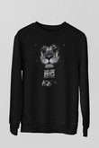 Aslan Siyah Unisex Sweatshirt