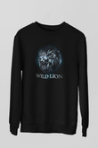 Aslan Siyah Unisex Sweatshirt