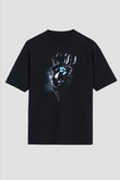 Aslan Siyah Unisex Tişört T-Shirt - TişörtFabrikası