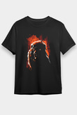 Aslan Siyah Unisex Tişört T-Shirt - TişörtFabrikası