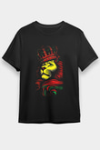 Aslan Siyah Unisex Tişört T-Shirt - TişörtFabrikası