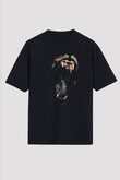 Aslan Siyah Unisex Tişört T-Shirt - TişörtFabrikası