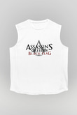 Assassin's Creed Beyaz Unisex Kolsuz Tişört