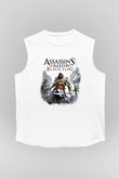 Assassin's Creed Beyaz Unisex Kolsuz Tişört