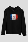 Assassin's Creed Siyah Unisex Hoodie