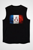 Assassin's Creed Siyah Unisex Kolsuz Tişört