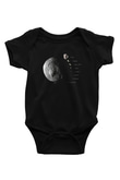 Asteroit Siyah Bebek Body - Zıbın
