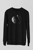 Asteroit Siyah Unisex Sweatshirt