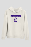 Astrofizikçi Beyaz Unisex Kapüşonlu Sweatshirt