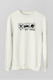 Astrofizikçi Beyaz Unisex Sweatshirt